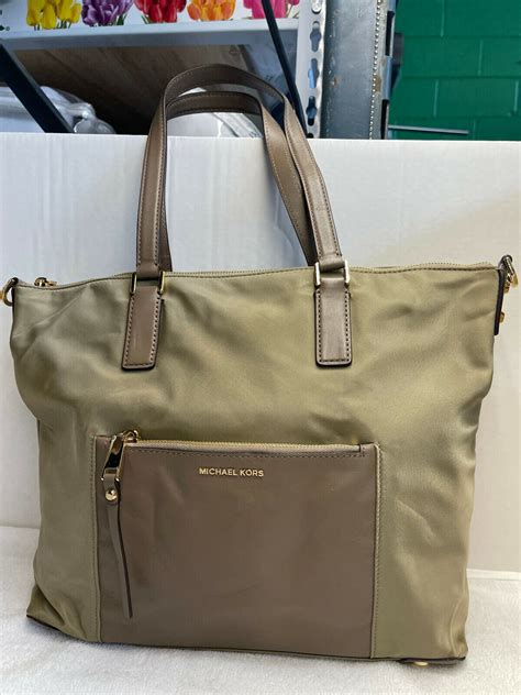 ariana large nylon tote michael kors|Ariana Large Nylon Tote Bag .